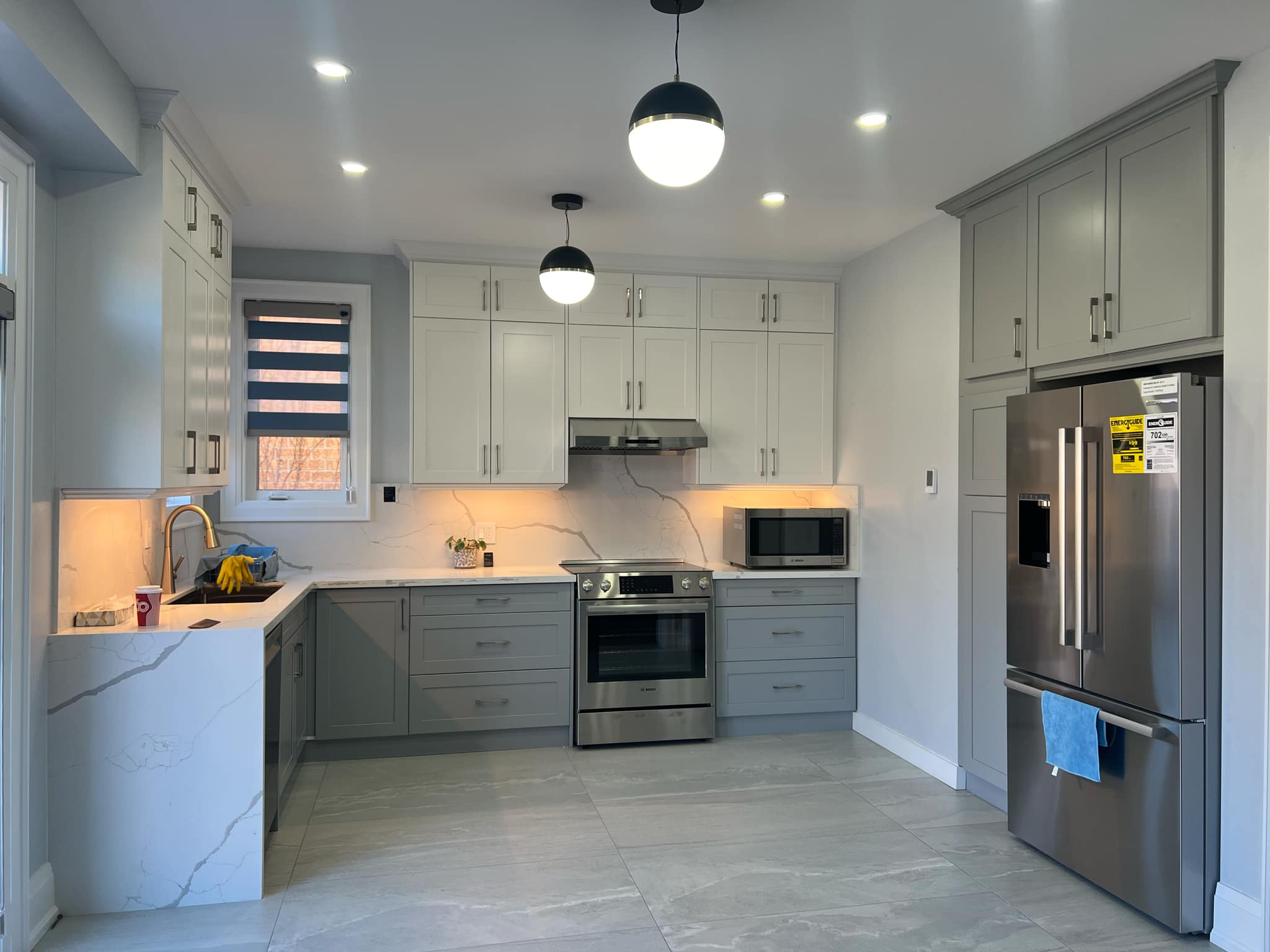 Custom Kitchen Cabinet Transformation After